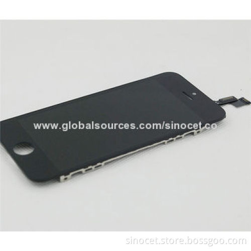 Cell phone display for iPhone 5s, refurbished LCD screen with original LCD module